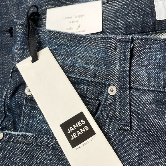 🆕 James Jeans Twiggy Distressed Mid-Rise Legging Jean Cotton Size 25 - Picture 9 of 11